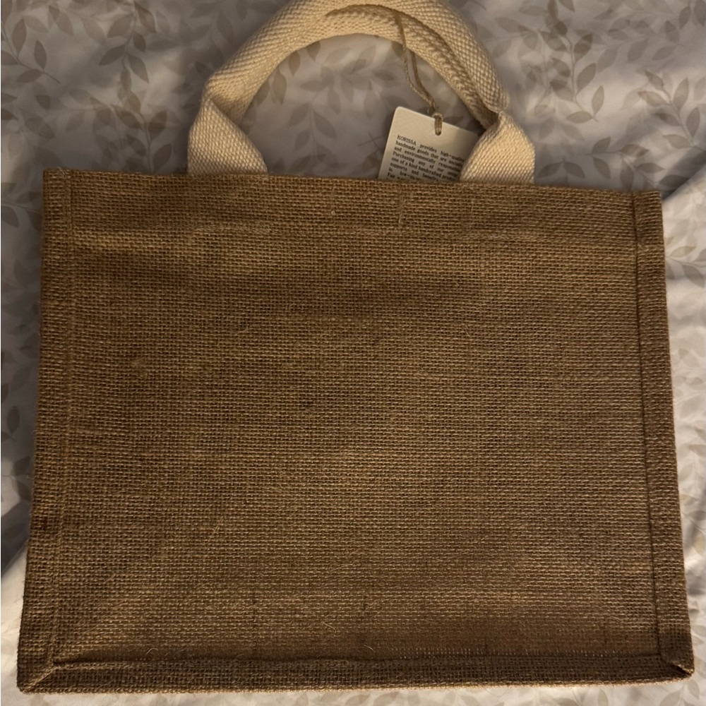 Jute Tote | Heart Design - Picture 7 of 8